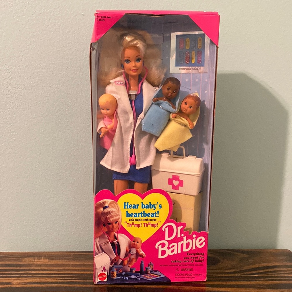 Dr. Barbie Hear Baby’s Heartbeat 1995